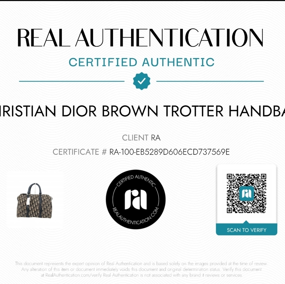 CHRISTIAN DIOR OBLIQUE BOSTON 30 BAG..Authentic...w/COA. - Picture 13 of 16